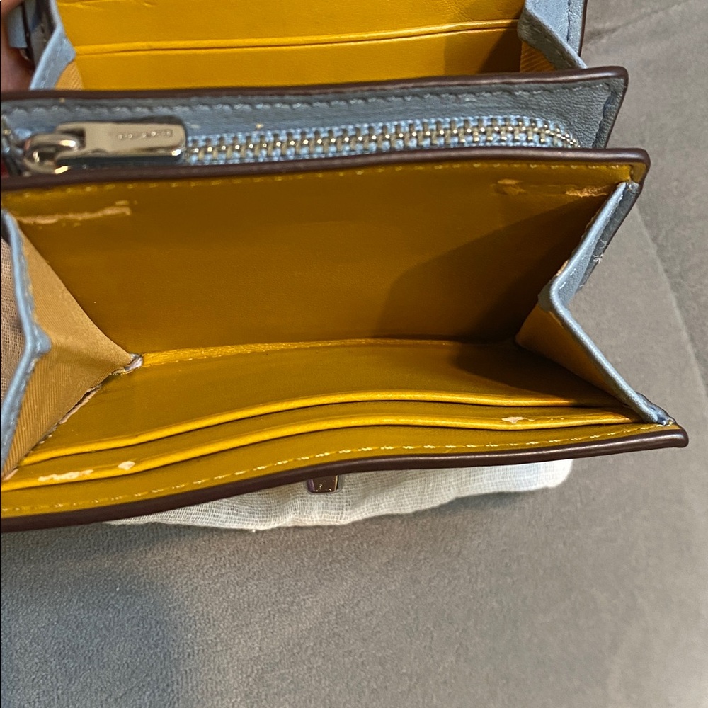 Coach colorblock Turnlock wallet in Coneflower - Picture 9 of 9